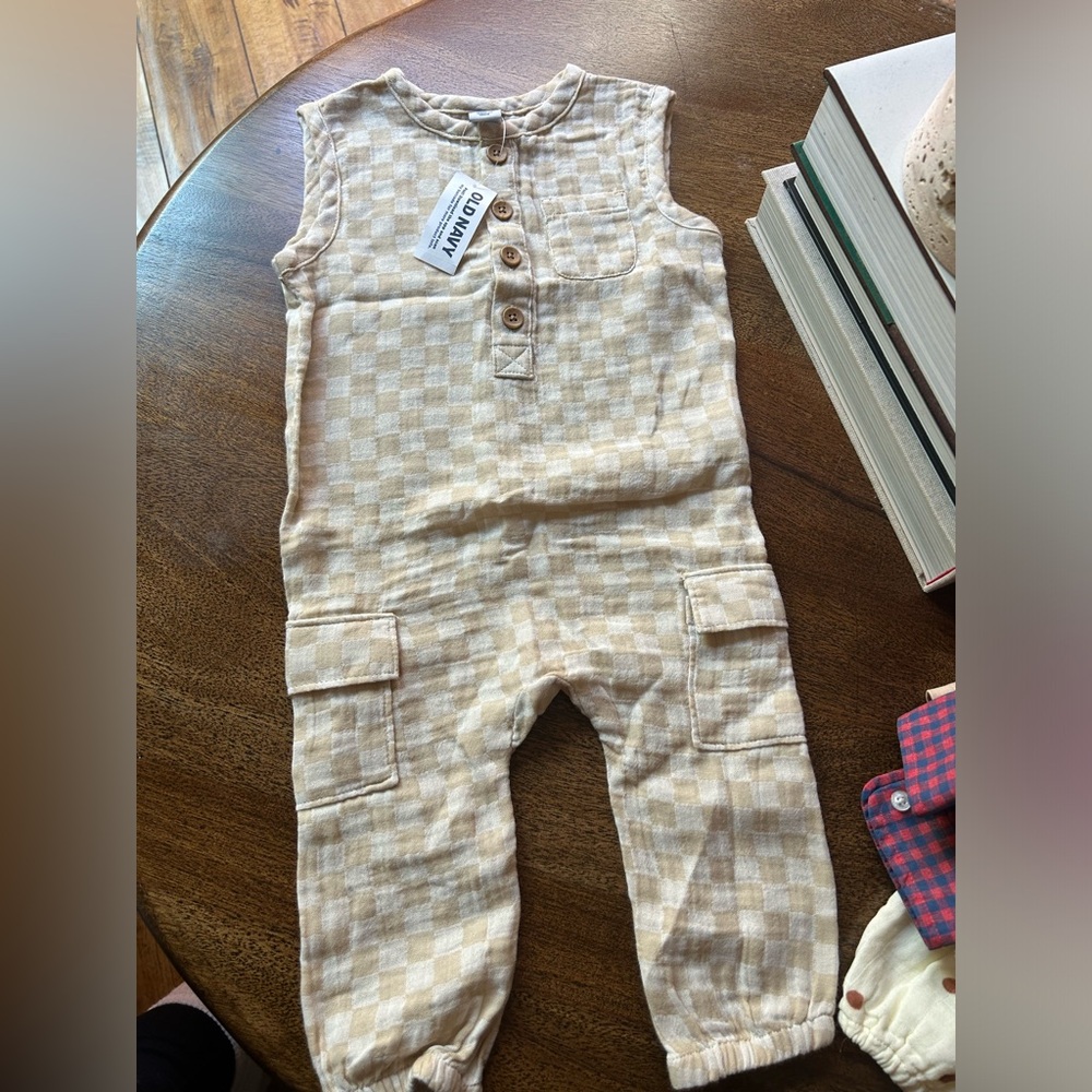 Old Navy Checkered Romper